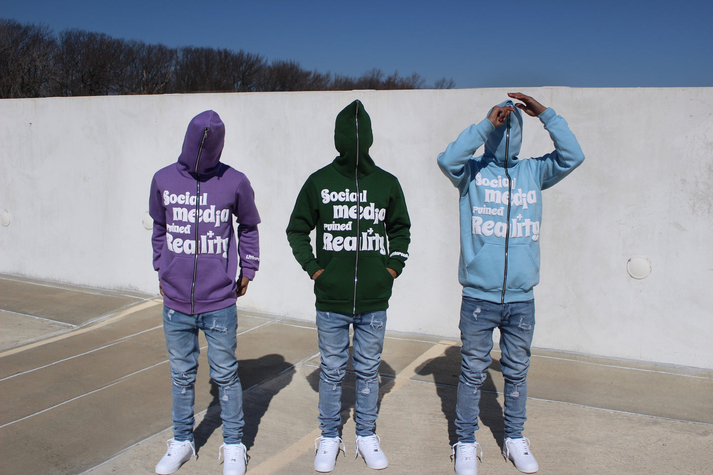 “3D Bloom” Full Zip Hoodies